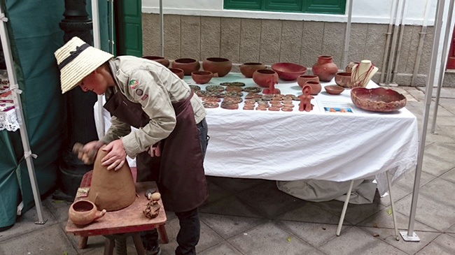 Mercado de Haría, artesanía