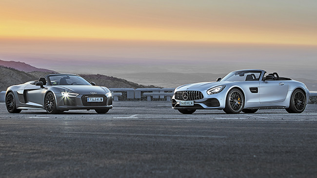 Audi R8 vs Mercedes-AMG GT C