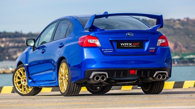 Subaru WRX STI Final Edition: los últimos ocho samuráis trasera