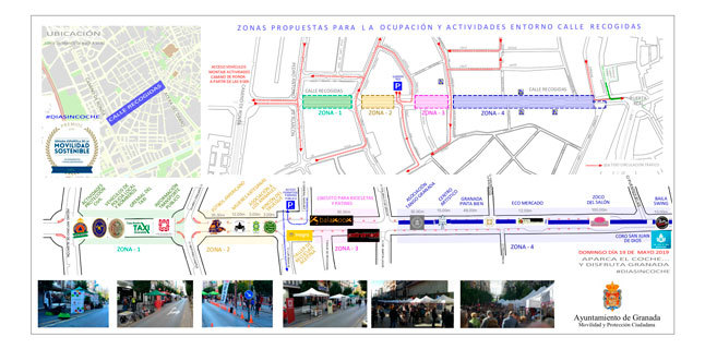 Dia Sin Coche Calle Recogidas Granada
