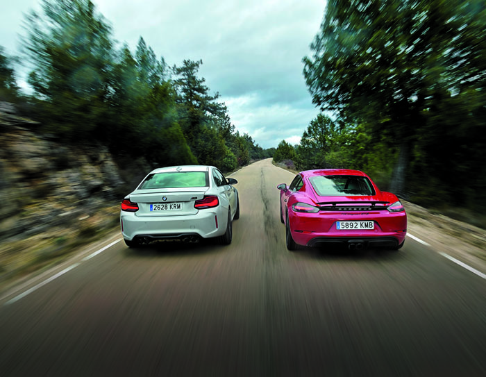 Porsche 718 Cayman GTS BMW M2 Competition