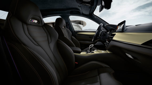 BMW M5 Edición 35 Aniversario asientos