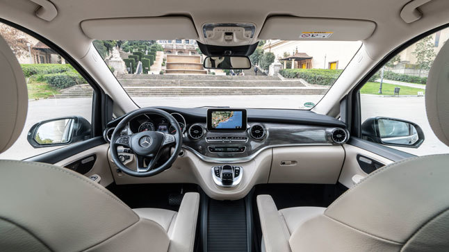 Interior Mercedes Clase V 2019