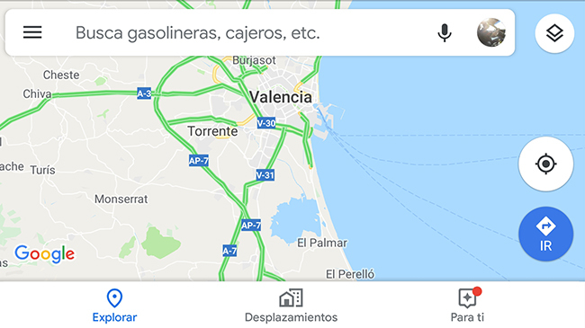 Radares en Google Maps