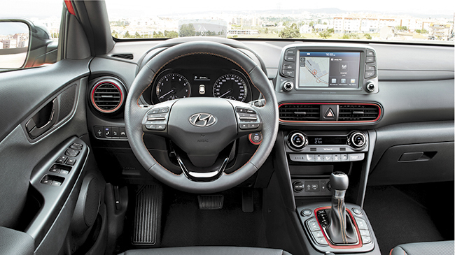 Hyundai Kona interior