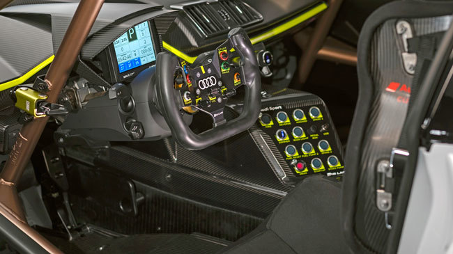 Audi R8 LMS GT2 interior