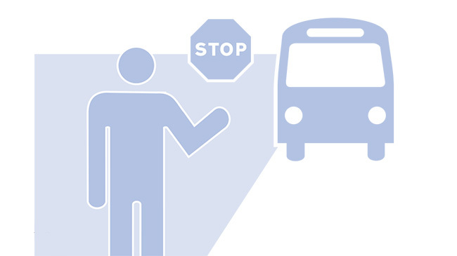 solicitar parada bus