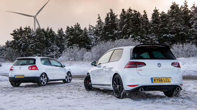 Volkswagen Golf GTI V vs Golf VII Clubsport