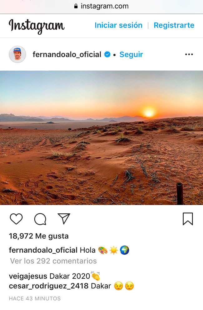 Alonso Instagram