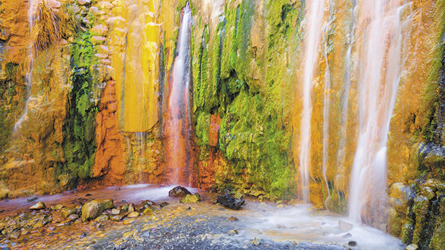 Cascada de colores