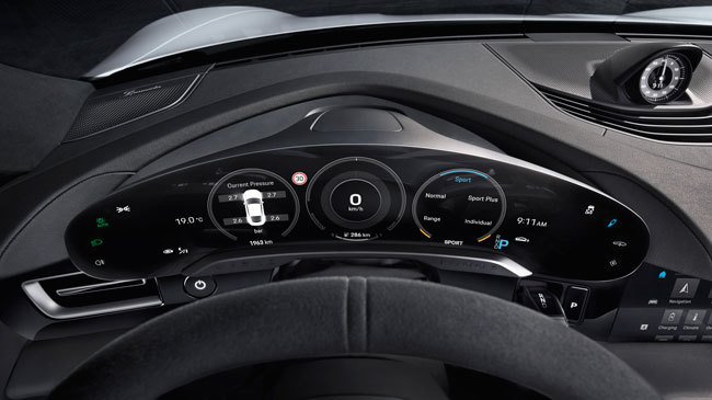 Porsche Taycan interior