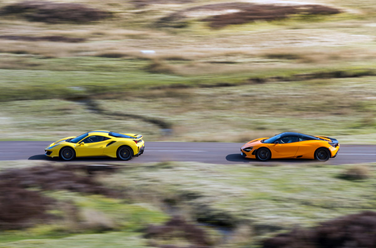 Ferrari 488 Pista vs McLaren 720S Track Pack vs Lamborghini Aventador