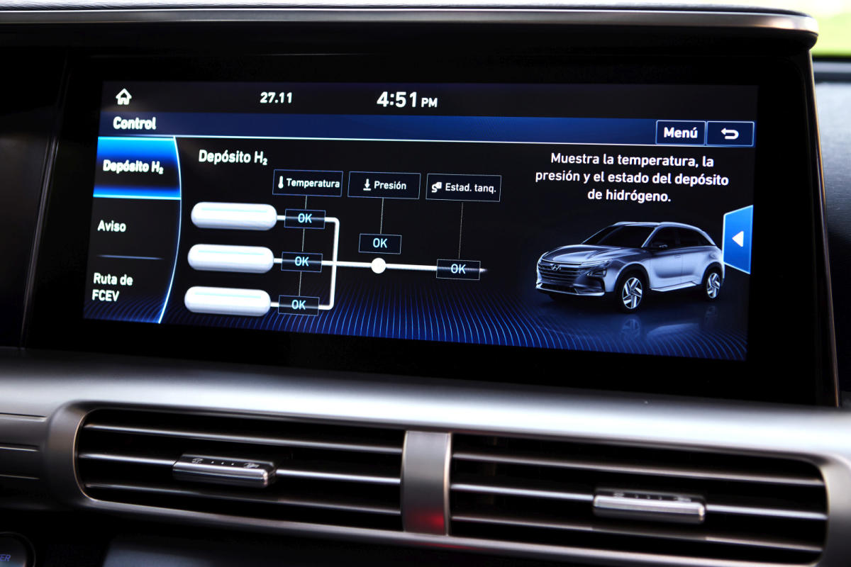 Hyundai Nexo salpicadero