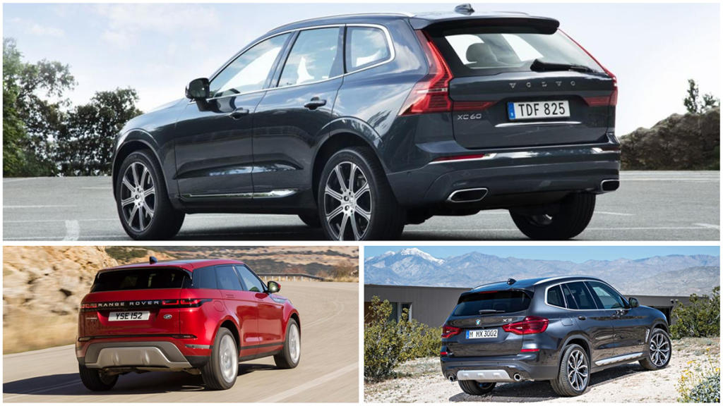 Volvo xc60_vs_bmw x3_vs_range_rover