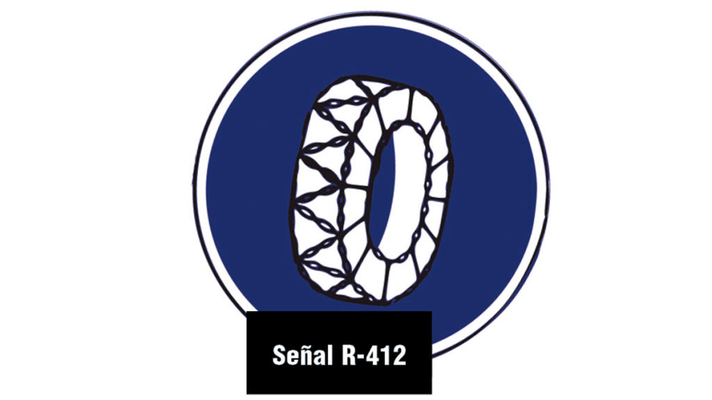 señalización cadenas