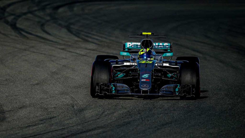 Lewis Hamilton y Valentino Rossi