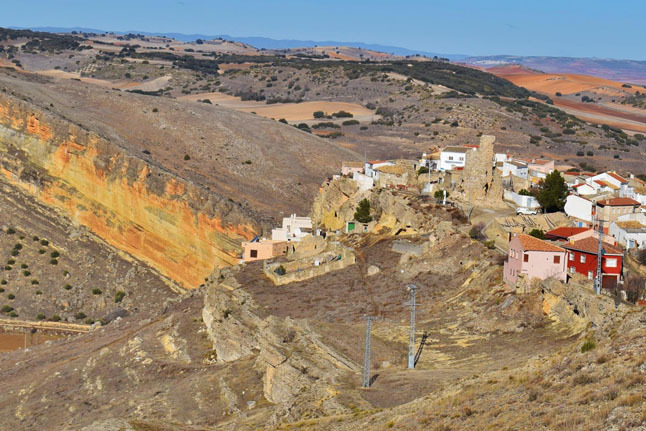 Vista de Zafra de Záncara.