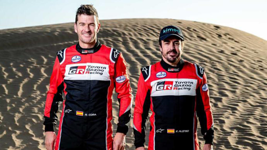 Fernando Alonso MArc Coma Dakar 2020