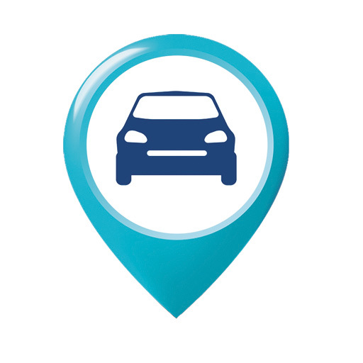encuentra coche aparcado
