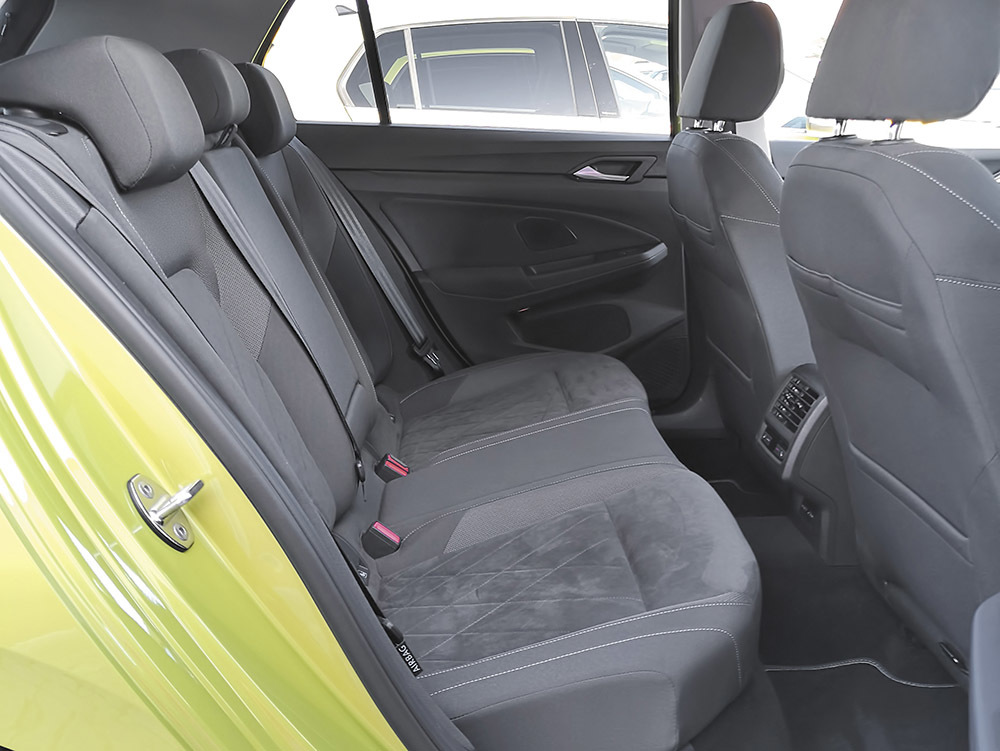 Plazas traseras del Volkswagen Golf
