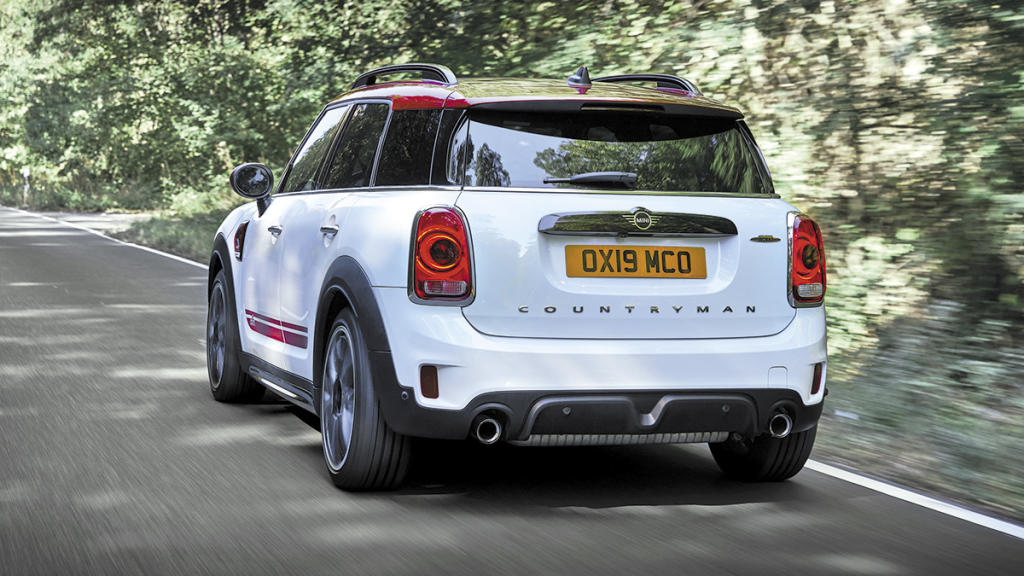 MINI Countryman JCW trasera en marcha