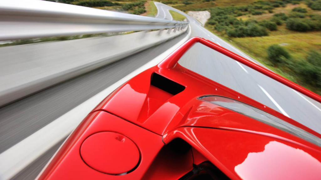 Ferrari F40 alerón