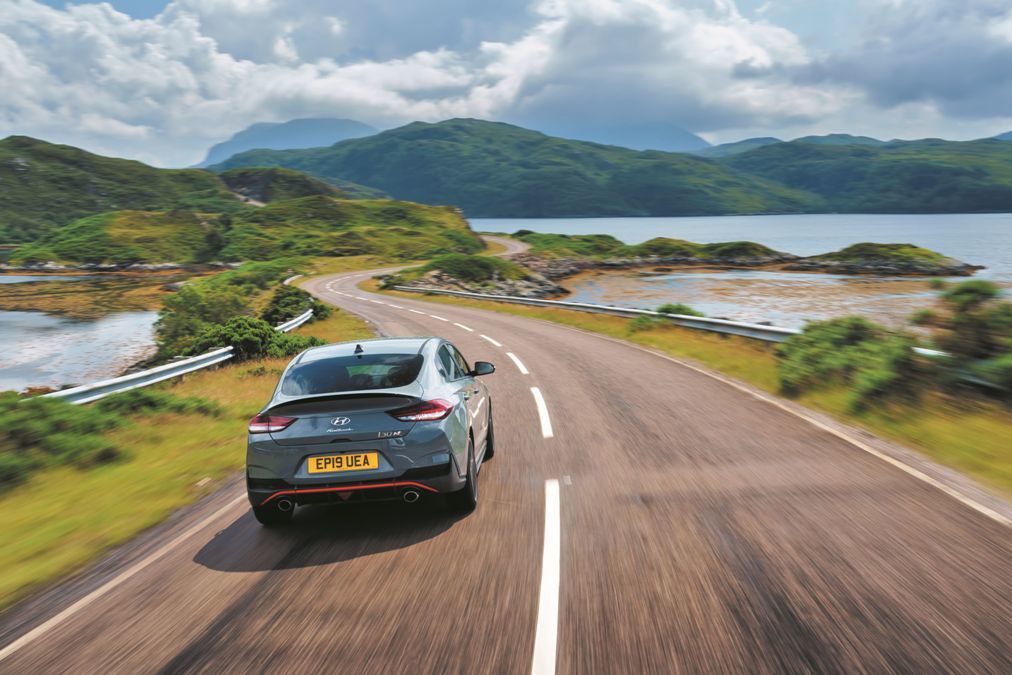 Hyundai i30 N en la Northcoast 500