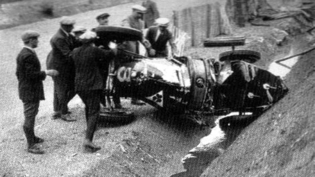Accidente Antonio Ascari GP Francia 1925