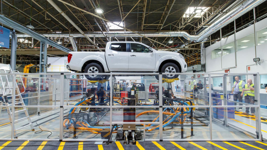 Nissan Navara fabricado en la planta de Nissan, en la Zona Franca de Barcelona