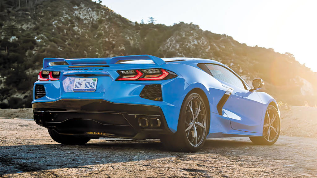 Chevroelt Corvette Stingray Z51, trasera