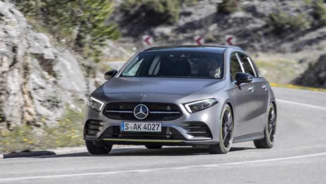 Fotos de la prueba del Mercedes Clase A 2018