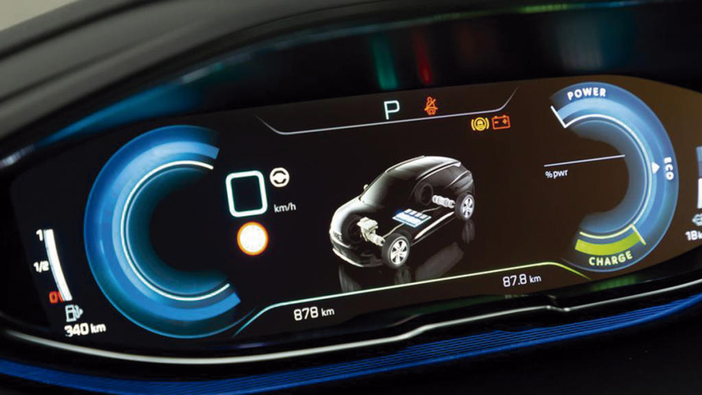 Peugeot 3008 Hybrid4 instrumentacion