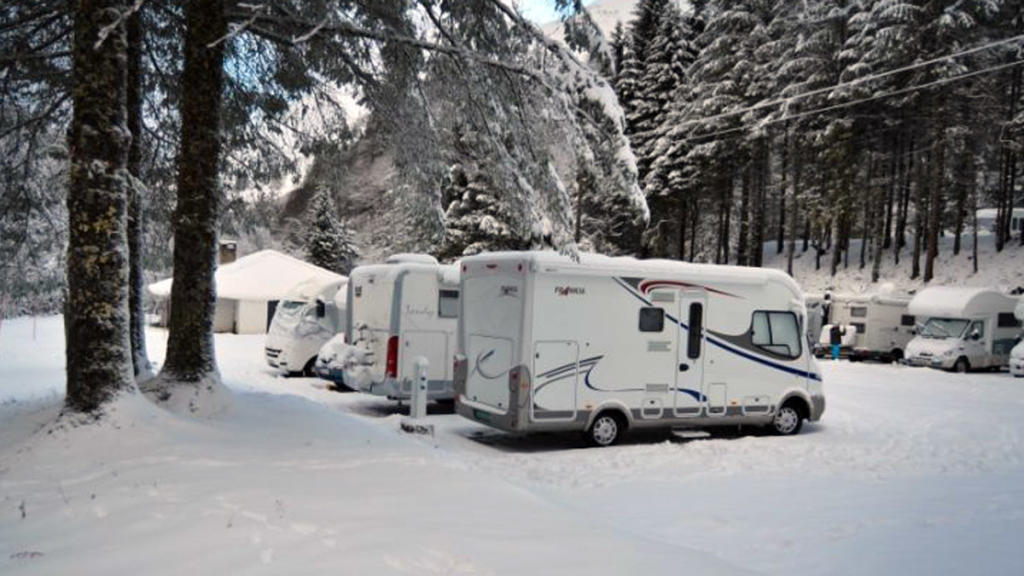 autocaravanas y nieve