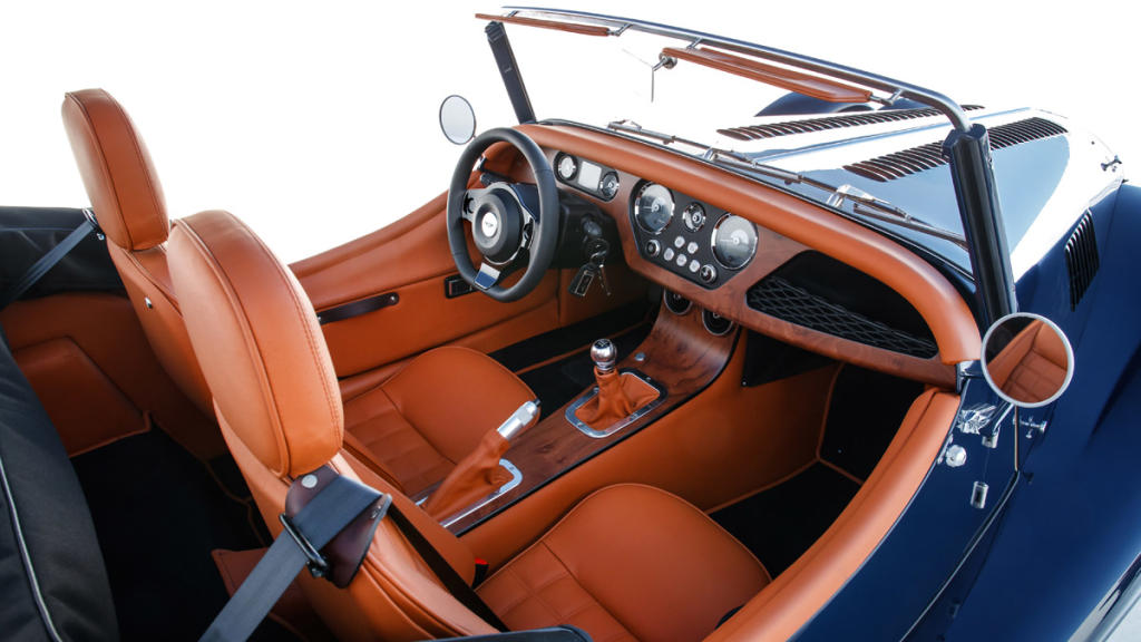 MOrgan Plus Four habitáculo
