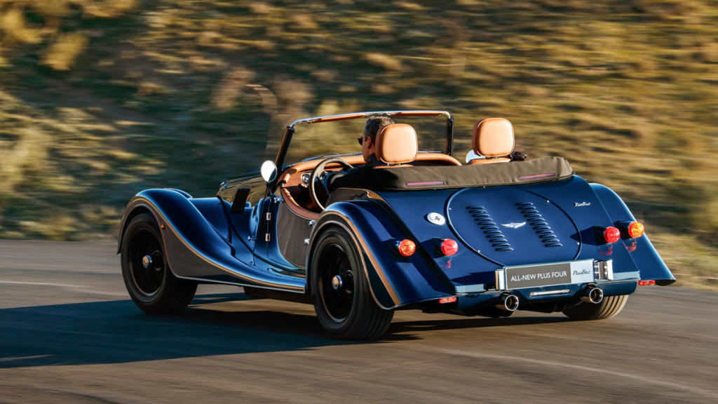 MOrgan Plus Four trasera