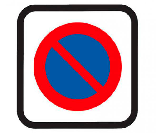 señal estacionamiento