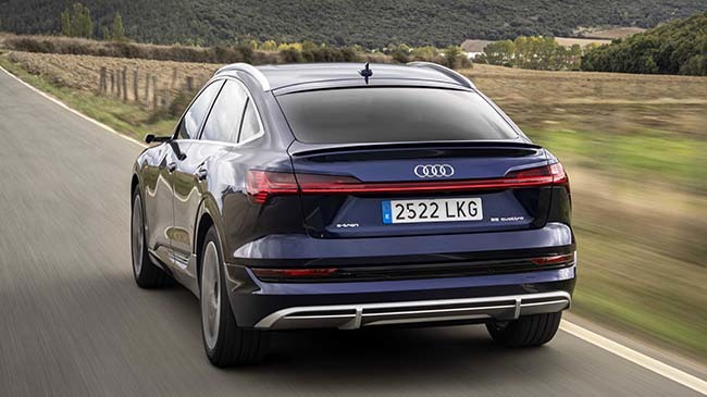 Audi e-tron sportback trasera