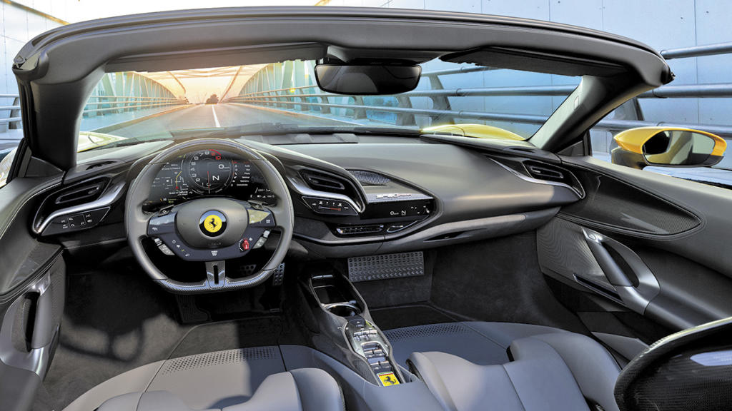Ferrari SF90 Spider interior