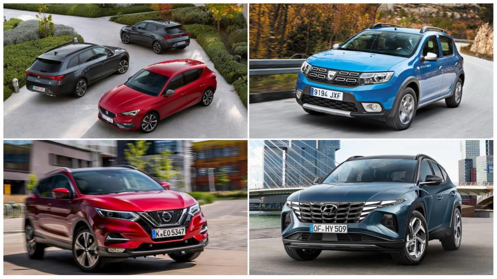 Los 10 coches más vendidos en noviembre de 2020