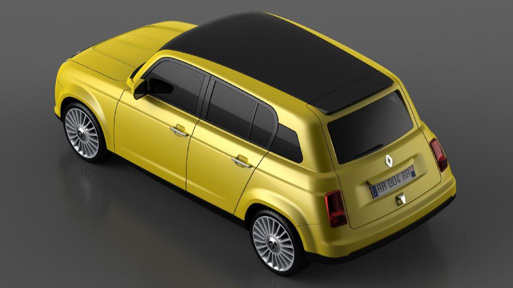Renault 4 eléctrico trasera