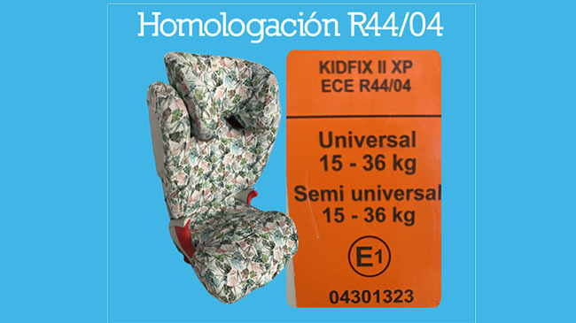 Homologación silla bebe coche