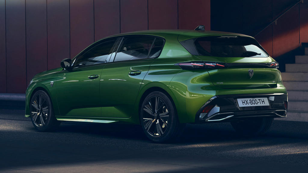 Peugeot 308 2021 trasera