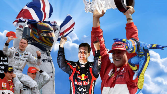 Todos los campeones del Mundo de Formula 1 (1996-2020)