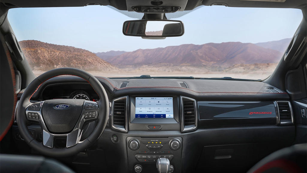 Ford Ranger Stormtrak 2021 interior