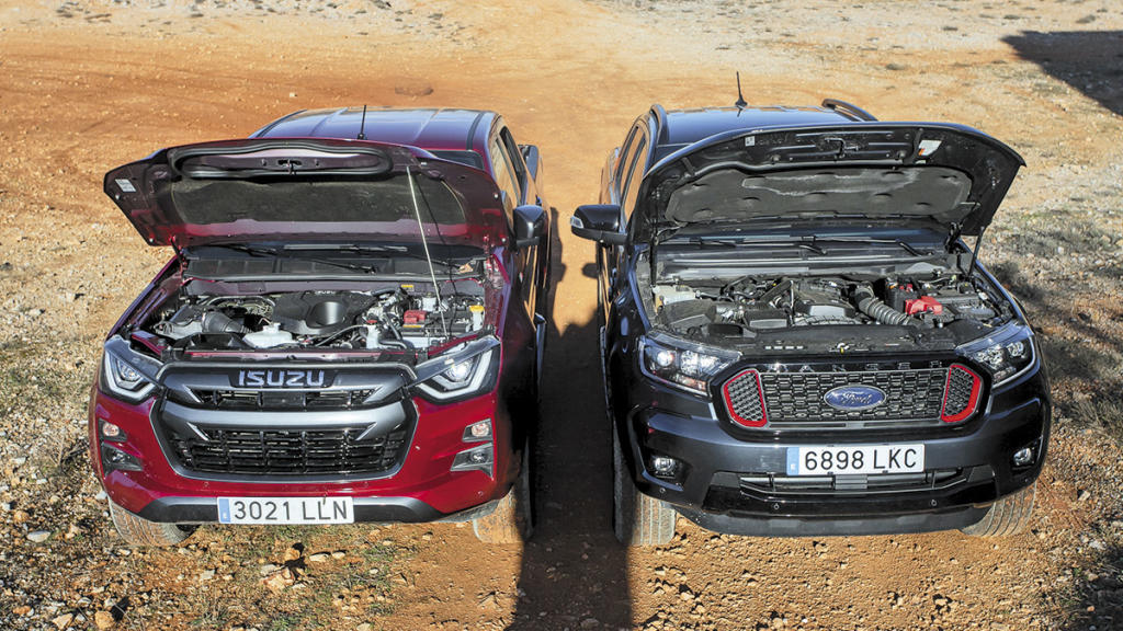 Isuzu D-Max y Ford Ranger