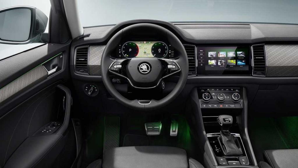 Interior Skoda Kodiaq restyling