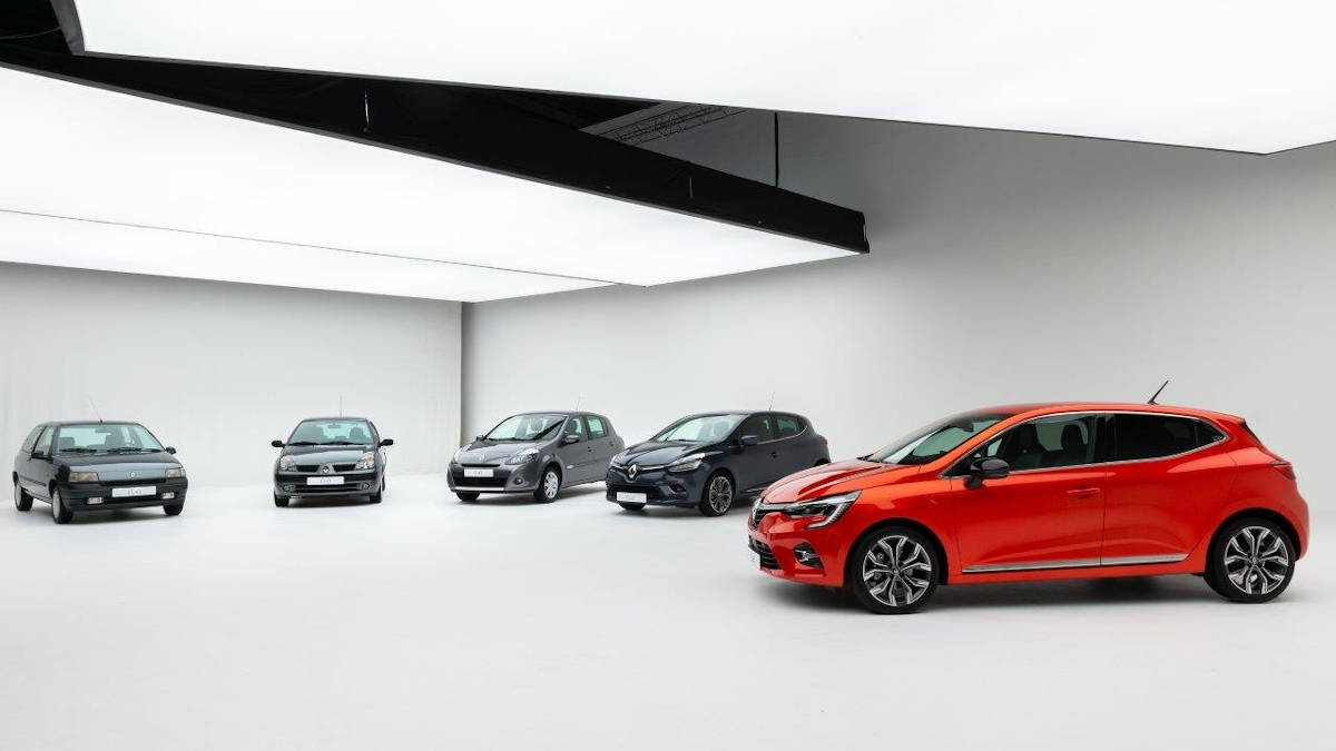 Renault Clio: 30 años de historia a través de 5 generaciones 1 15sagacliostudio