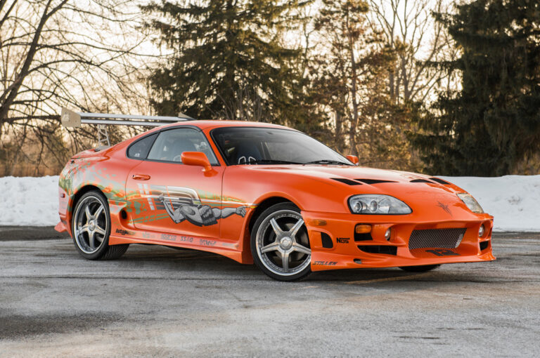 1993 toyota supra from the fast and the furious front three quarter