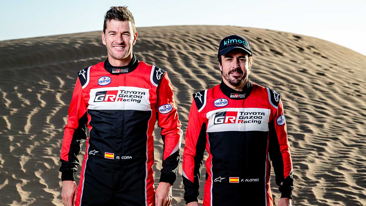 Oficial: Fernando Alonso participará en el Dakar 2020 1 20191024 tgr dkr announcement crew fernando alonso marc coma