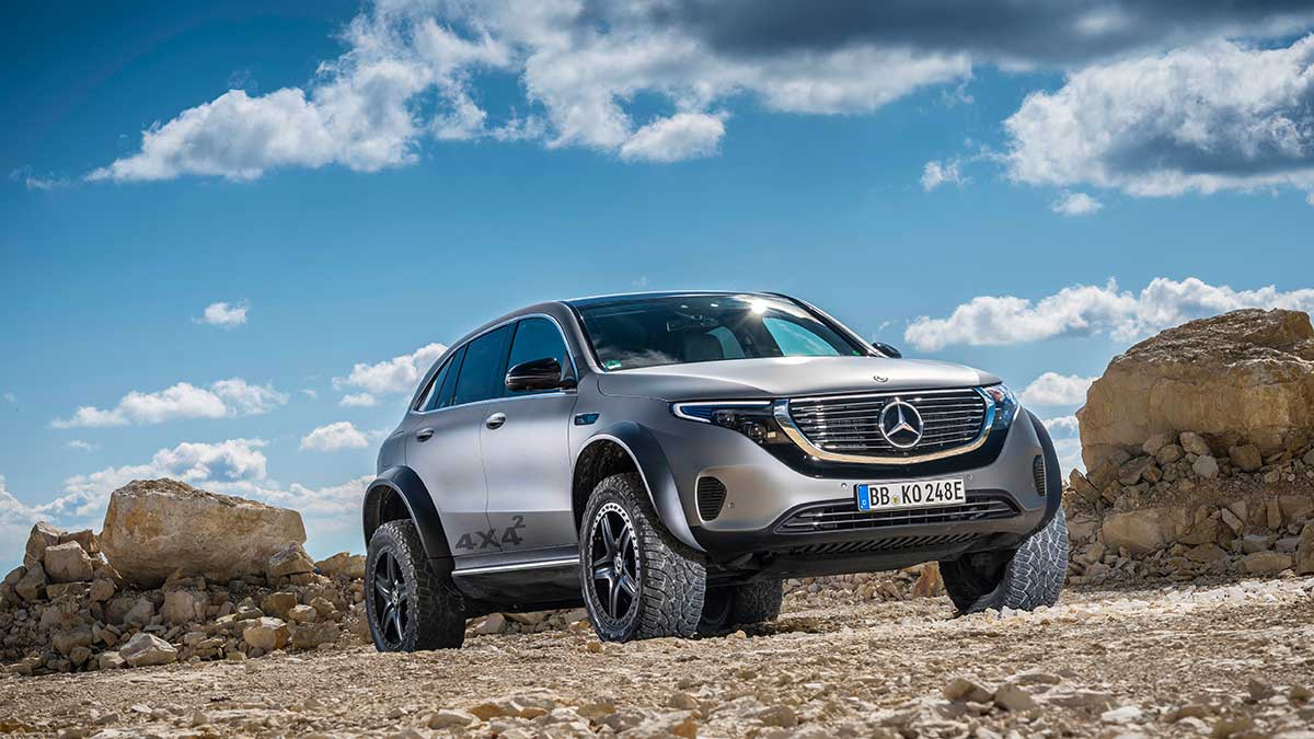Mercedes-Benz EQC 4x4² 2020: de SUV eléctrico a todoterreno imparable 21 20c0531031